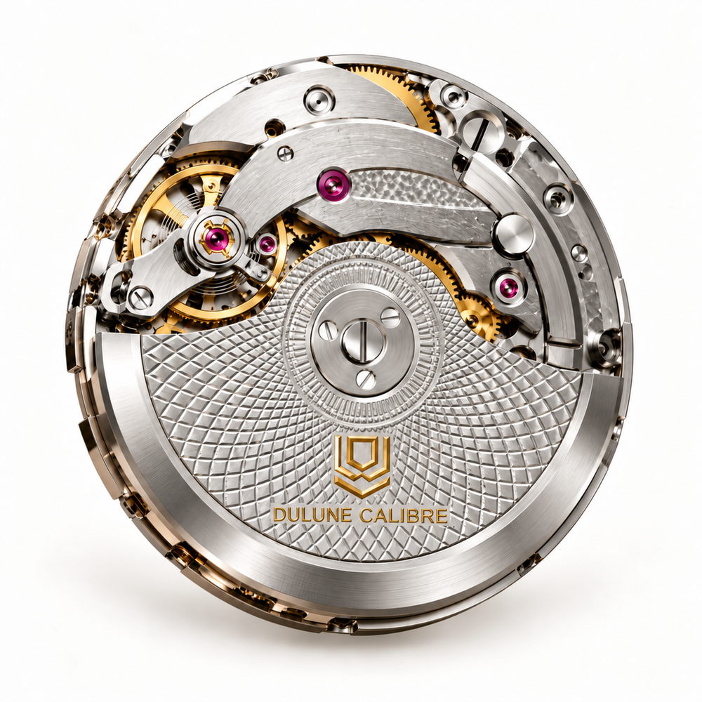 Dulune Calibre artistic automatic movement illustration