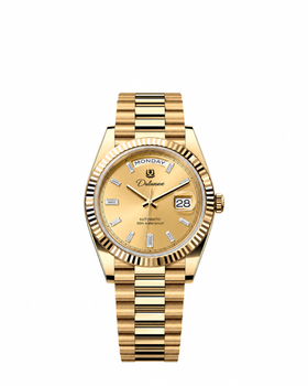 Gold-tone - Gold-tone Dial - Baguette Markers