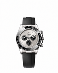 Case-study concept — Automatic Rubber — Silver-tone Case - Silver-tone Dial - Black Subdials — Front. Not for sale.